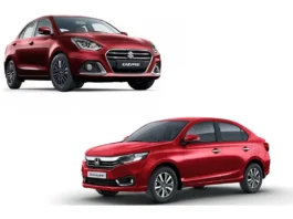 2024 Maruti Suzuki Dzire vs Honda Amaze