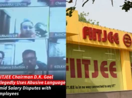 FIITJEE Chairman DK Goel Viral Video